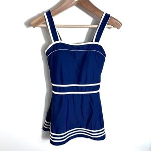 Shore Shapes Swim Suit Dress Nautical Pinup Skirt One Piece Rockabilly 10